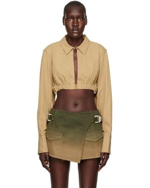 Dion Lee Safety Slider Shirt - Green