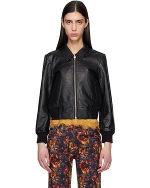 R13 Berlin Leather Jacket - Black