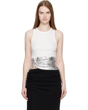 Rabanne Piercing Tank Top - Black