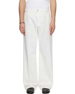 Ferragamo Five Pocket Jeans - White