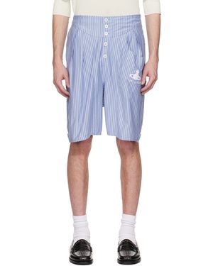 Vivienne Westwood ブルー＆ホワイト Romario ショートパンツ