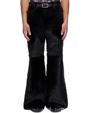 Lu'u Dan 'Year Of The Horse' Pony Phat Xl Leather Pants - Black