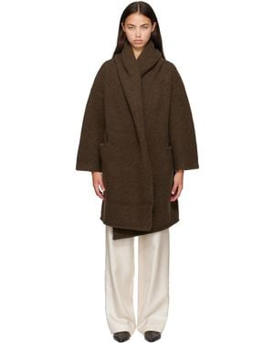 Lauren Manoogian Khaki Capote Coat - Brown