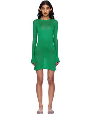 Haight Jane Knit Minidress - Green