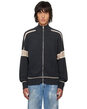 GIMAGUAS Pedro Zip Up Jumper - Black