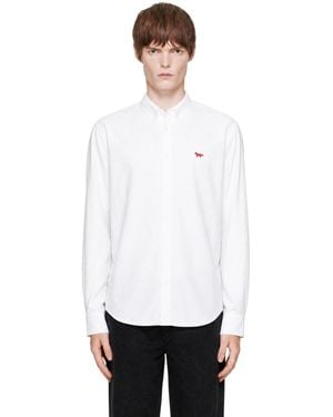 Maison Kitsuné Profile Fox Regular Shirt - White