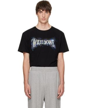 we11done Glowstar T-Shirt - Black
