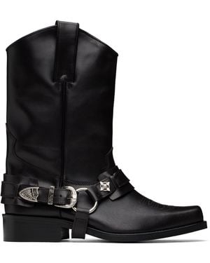 Toga Virilis Ssense Exclusive Harness Boots - Black