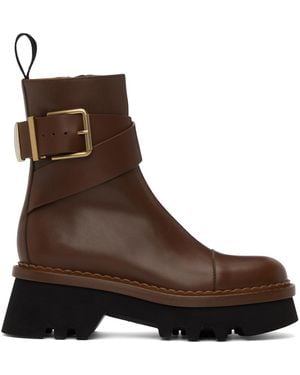 Chloé ブラウン Owena ブーツ