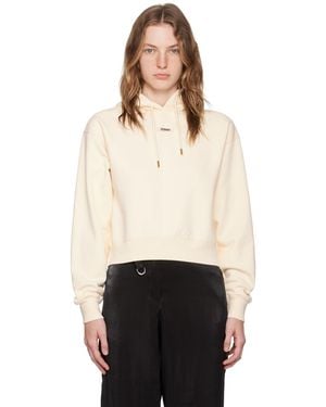 Jacquemus Les Classiquesコレクション Le Hoodie Gros Grain フーディ - ブラック