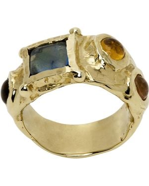 Mondo Mondo Suede Ring - Metallic
