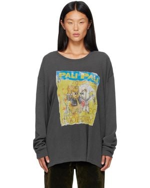 OPEN YY Pet Club Rocker Long Sleeve T-Shirt - Gray