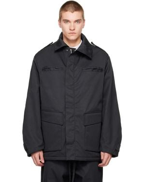 Seventh Pilot Parka Coat - Black