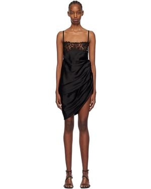Jacquemus La Saudade Brodée Mini Dress - Black