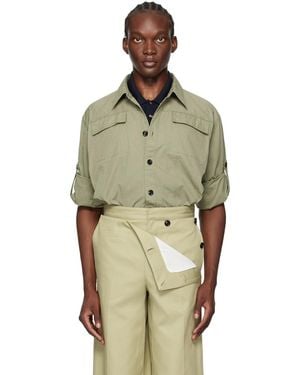 Bottega Veneta Khaki Light Shirt - Multicolour