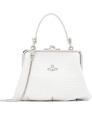 Vivienne Westwood Granny Frame Bag - White