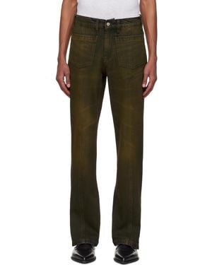 Mowalola Midi Jeans - Multicolour