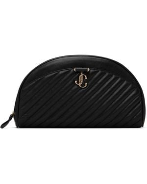 Jimmy Choo Avn Curve Pouch - Black