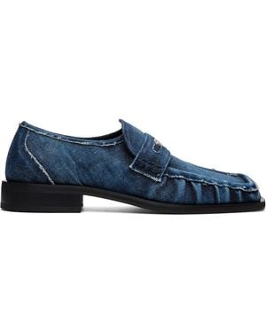 DIESEL D-Amber Denim Loafers - Blue