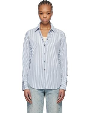 Rag & Bone Eve Striped Shirt - Black