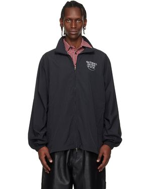 Vetements 'Global Mf' Jacket - Blue