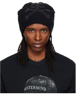 MASTERMIND WORLD Beaded Beanie - Black