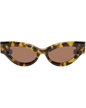 Nanushka Lunettes De Soleil Trysta Écailles De Tortue - Noir