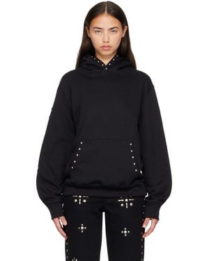 Anna Sui Studs Hoodie - Black