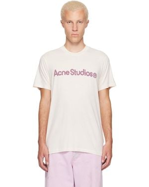 Acne Studios Off- Graphic T-Shirt - White