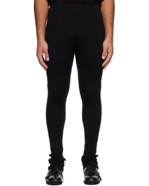Julius Wool Lounge Trousers - Black