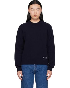 A.P.C. Edmond Jumper - Blue
