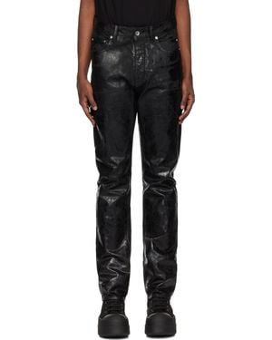 Rick Owens Porterville Detroit Cut Jeans - Black