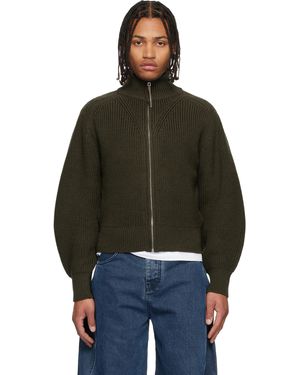 Jacquemus 'Le Cardigan Zippe Merino' Track Jacket - Black