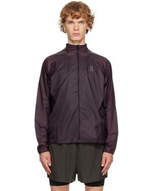 On Shoes Zero Running Jacket - Purple
