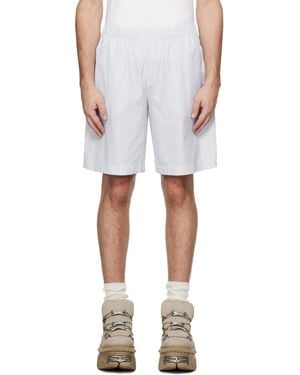 Vetements Pinstripe Shorts - White