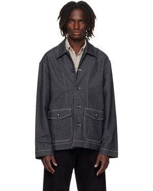 Commas Twill Denim Jacket - Black