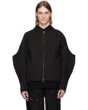 CMMAWEAR Blouson Aviateur Motard Thorn Noir