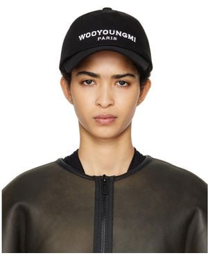 WOOYOUNGMI Embroidered Ball Cap - Black