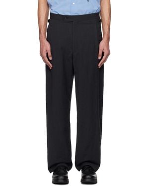Nanamica Seamless Pleat Pants - Black