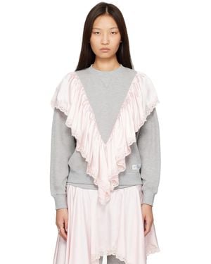 Sandy Liang Tumble Sweatshirt - Grey