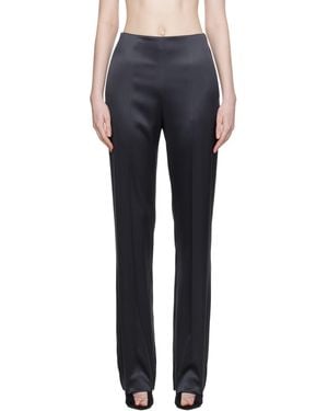 Valentino Double Duchesse Stretch Trousers - Blue