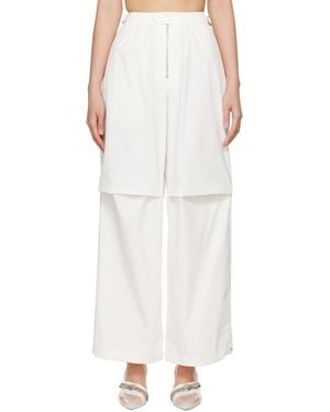 Dion Lee Off-white Flight Pants