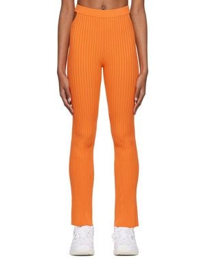 Live The Process Rib leggings - Orange