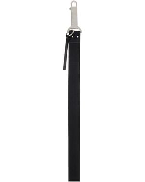 Rick Owens ブラック Concordians Large Neck Hook キーチェーン