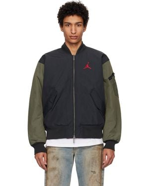 Nike Khaki Renegade Bomber - Black