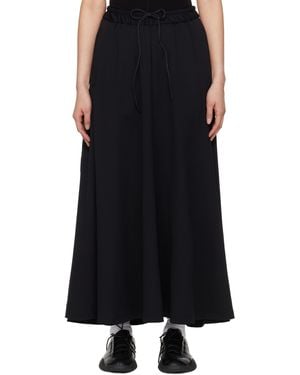 Y-3 3-Stripes Track Maxi Skirt - Black