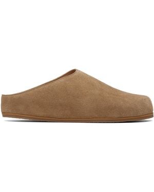 Studio Nicholson Wearing Nabuk Clog Flats - Brown