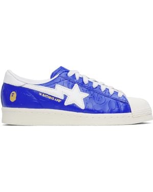 A Bathing Ape Adidas Originals Edition Sstr Trainers - Black