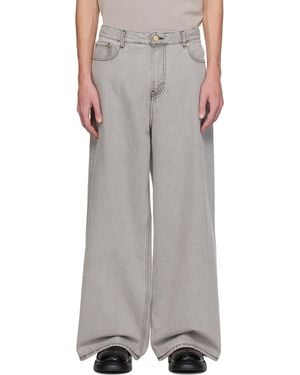 Ganni Future Denim Wide Jeans - Black