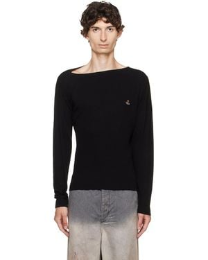 Vivienne Westwood Long Sleeve Hebo T-Shirt - Black